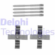 LX0544 DEL - Zestaw instalacyjny klocków hamulcowych DELPHI