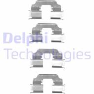 LX0549 DEL - Zestaw instalacyjny klocków hamulcowych DELPHI