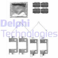 LX0568 DEL - Zestaw instalacyjny klocków hamulcowych DELPHI