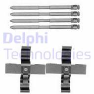 LX0569 DEL - Zestaw instalacyjny klocków hamulcowych DELPHI