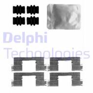 LX0592 DEL - Zestaw instalacyjny klocków hamulcowych DELPHI