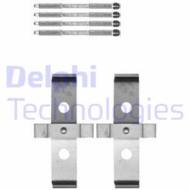 LX0595 DEL - Zestaw instalacyjny klocków hamulcowych DELPHI