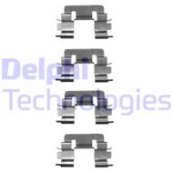 LX0610 DEL - Zestaw instalacyjny klocków hamulcowych DELPHI