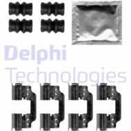 LX0622 DEL - Zestaw instalacyjny klocków hamulcowych DELPHI