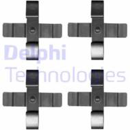 LX0625 DEL - Zestaw instalacyjny klocków hamulcowych DELPHI