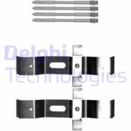 LX0628 DEL - Zestaw instalacyjny klocków hamulcowych DELPHI