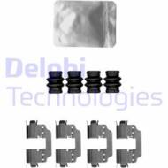 LX0633 DEL - Zestaw instalacyjny klocków hamulcowych DELPHI