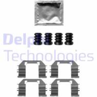 LX0644 DEL - Zestaw instalacyjny klocków hamulcowych DELPHI