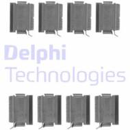 LX0649 DEL - Zestaw instalacyjny klocków hamulcowych DELPHI