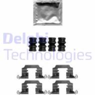 LX0650 DEL - Zestaw instalacyjny klocków hamulcowych DELPHI
