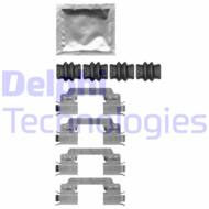 LX0651 DEL - Zestaw instalacyjny klocków hamulcowych DELPHI