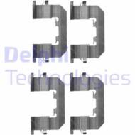 LX0653 DEL - Zestaw instalacyjny klocków hamulcowych DELPHI