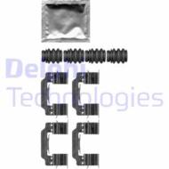 LX0664 DEL - Zestaw instalacyjny klocków hamulcowych DELPHI