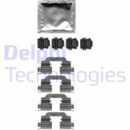 LX0665 DEL - Zestaw instalacyjny klocków hamulcowych DELPHI