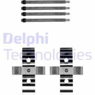 LX0702 DEL - Zestaw instalacyjny klocków hamulcowych DELPHI
