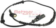 0900901 METZ - Czujnik ABS METZGER /tył/ FIAT PANDA 1.1-1.3D 09.03-