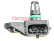 0906368 METZ - Czujnik ciśnienia kolektora ssąc.METZGER FIAT/RENAULT