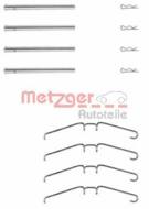 109-1155 METZ - Zestaw instalacyjny klocków hamulcowych METZGER RENAULT