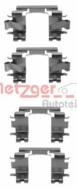 109-1257 METZ - Zestaw instalacyjny klocków hamulcowych METZGER HONDA