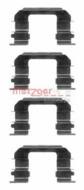 109-1287 METZ - Zestaw instalacyjny klocków hamulcowych METZGER ZU WVA 23234/235/236