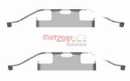 109-1682 METZ - Zestaw instalacyjny klocków hamulcowych METZGER PORSCHE