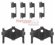 109-1710 METZ - Zestaw instalacyjny klocków hamulcowych METZGER ZU WVA 23553/23554/23555