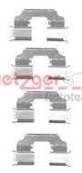 109-1770 METZ - Zestaw instalacyjny klocków hamulcowych METZGER RENAULT