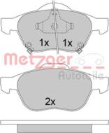 1170587 METZ - Klocki hamulcowe METZGER WVA 23 996