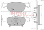 1170594 METZ - Klocki hamulcowe METZGER WVA 24 796