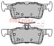 1170810 METZ - Klocki hamulcowe METZGER /tył/ /gr.16mm/ (odp.GDB2055) PSA 308 13-