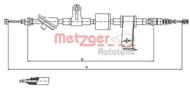 12.0101 METZ - Linka hamulca ręcznego METZGER ALFA ROMEO