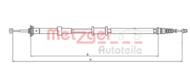 12.0727 METZ - Linka hamulca ręcznego METZGER FIAT