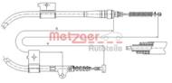 17.0334 METZ - Linka hamulca ręcznego METZGER FORD/NISSAN