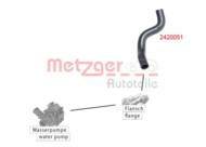 2420051 METZ - Przewód układu chłodzenia METZGER FORD
