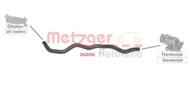 2420334 METZ - Przewód układu chłodzenia METZGER PSA/FIAT