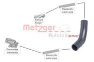 2420437 METZ - Przewód układu chłodzenia METZGER VAG