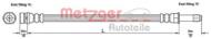 4110231 METZ - Przewód hamulcowy elastyczny METZGER /przód/ FORD FOCUS II 04-/C-MAX 07-