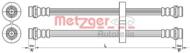 4110312 METZ - Przewód hamulcowy elastyczny METZGER FIAT