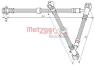 4110395 METZ - Przewód hamulcowy elastyczny METZGER NISSAN