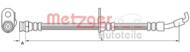4110875 METZ - Przewód hamulcowy elastyczny METZGER MAZDA /P/