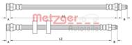 4110995 METZ - Przewód hamulcowy elastyczny METZGER SMART