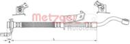 4111061 METZ - Przewód hamulcowy elastyczny METZGER /przód L/ HYUNDAI i20 08-