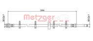 4111499 METZ - Przewód hamulcowy elastyczny METZGER IVECO DAILY CITYS BUS 50C/E 15-16