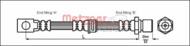 4111758 METZ - Przewód hamulcowy elastyczny METZGER /przód/ OPEL OMEGA A/SENATOR