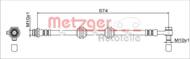 4111760 METZ - Przewód hamulcowy elastyczny METZGER LAND ROVER