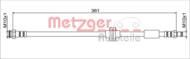 4111779 METZ - Przewód hamulcowy elastyczny METZGER FIAT/JEEP