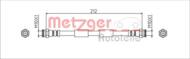 4111807 METZ - Przewód hamulcowy elastyczny METZGER FIAT