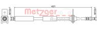 4111814 METZ - Przewód hamulcowy elastyczny METZGER FORD FOCUS III ESTATE VAN 1.0 ECOBOOST 12-