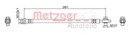 4111829 METZ - Przewód hamulcowy elastyczny METZGER VAG LEON 1.0 TSI 18-