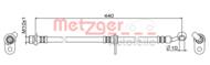 4111847 METZ - Przewód hamulcowy elastyczny METZGER HONDA CR-V IV 1.6 I-DTEC 13-